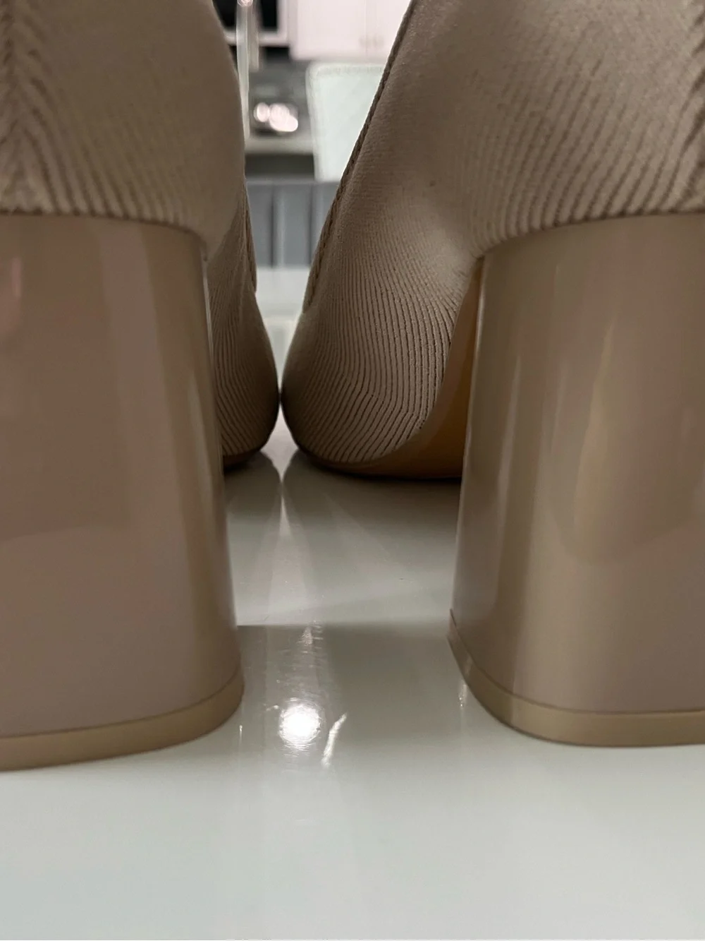 Zara Beige Pointed Toe Stretch Sock Boots - Women size 39
